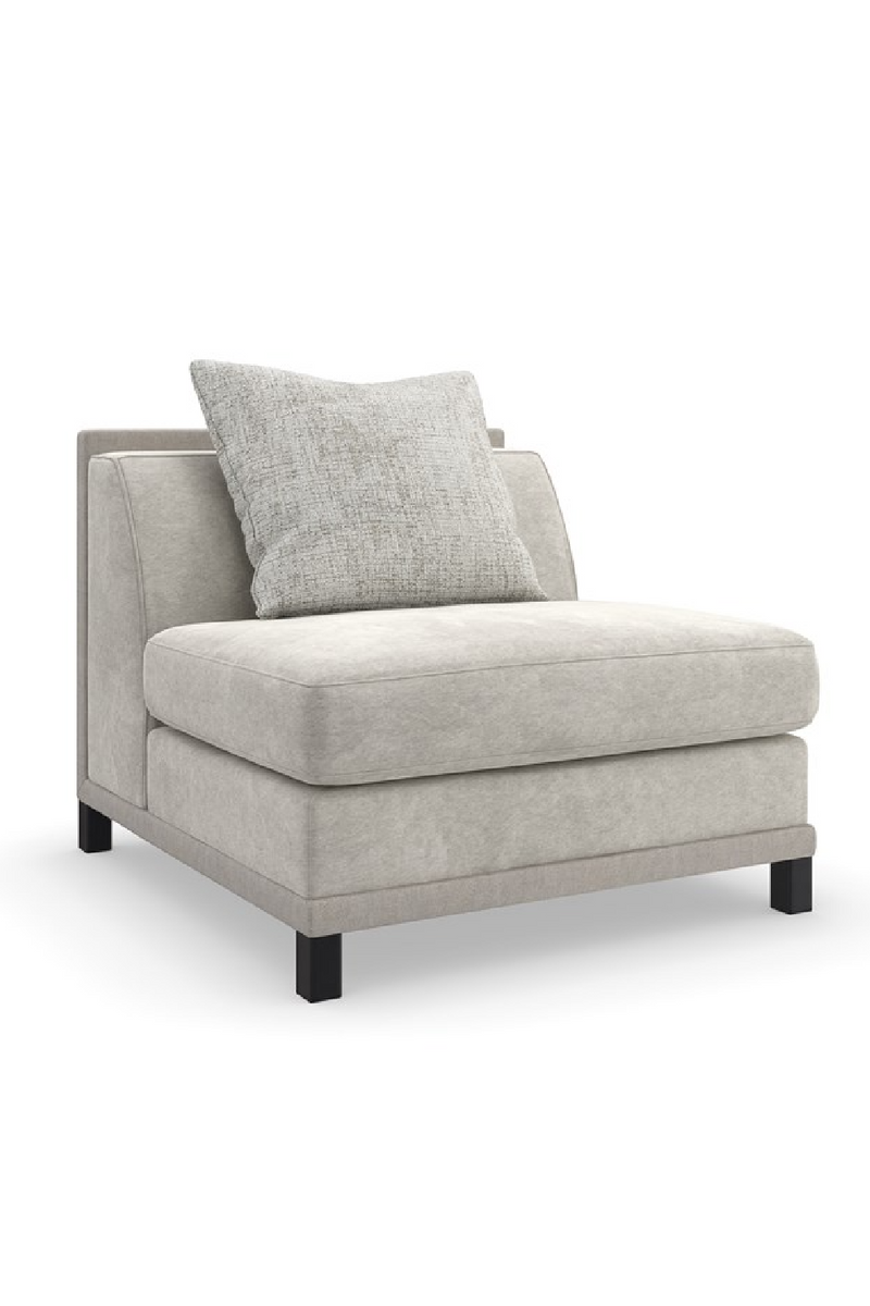 Fauteuil d’Angle Gris Clair | Caracole Tuxedo | OROA.fr
