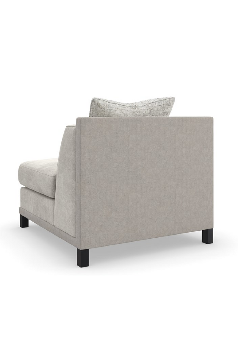 Fauteuil d’Angle Gris Clair | Caracole Tuxedo | OROA.fr