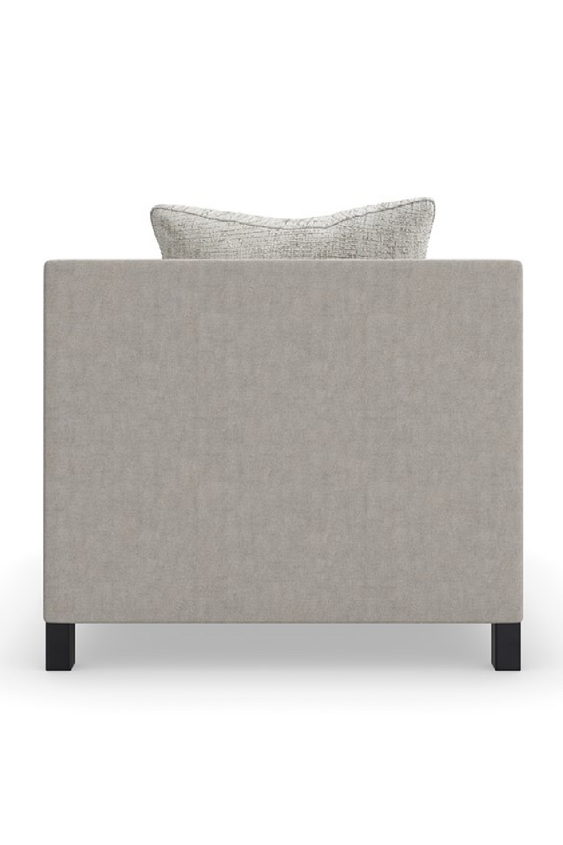 Fauteuil d’Angle Gris Clair | Caracole Tuxedo | OROA.fr