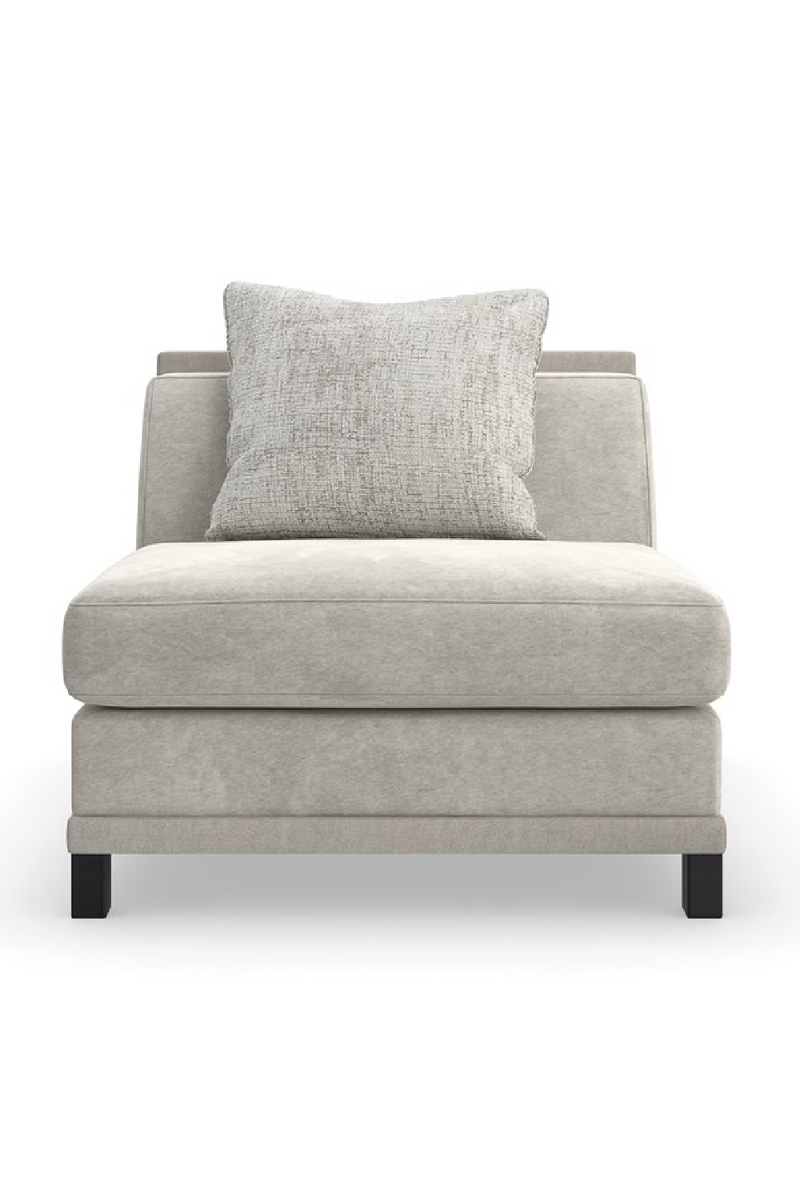 Fauteuil d’Angle Gris Clair | Caracole Tuxedo | OROA.fr