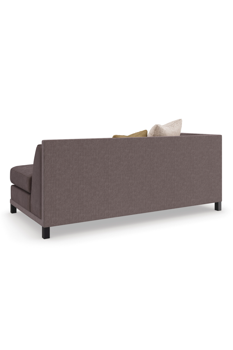Fauteuil d’Angle Rembourré Marron | Caracole Tuxedo | OROA.fr