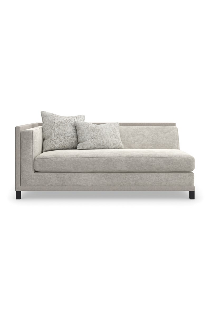 Fauteuil d’Angle Gris Clair | Caracole Tuxedo | OROA.fr