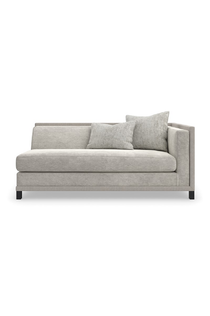 Fauteuil d’Angle Gris Clair | Caracole Tuxedo | OROA.fr