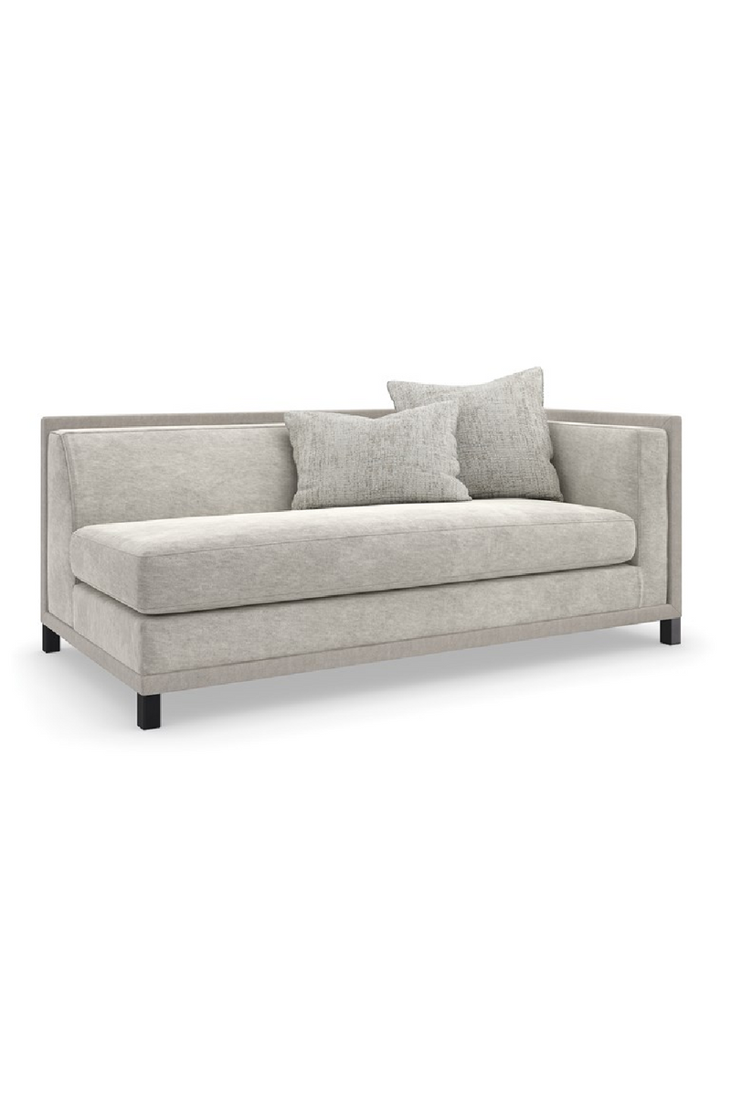 Fauteuil d’Angle Gris Clair | Caracole Tuxedo | OROA.fr