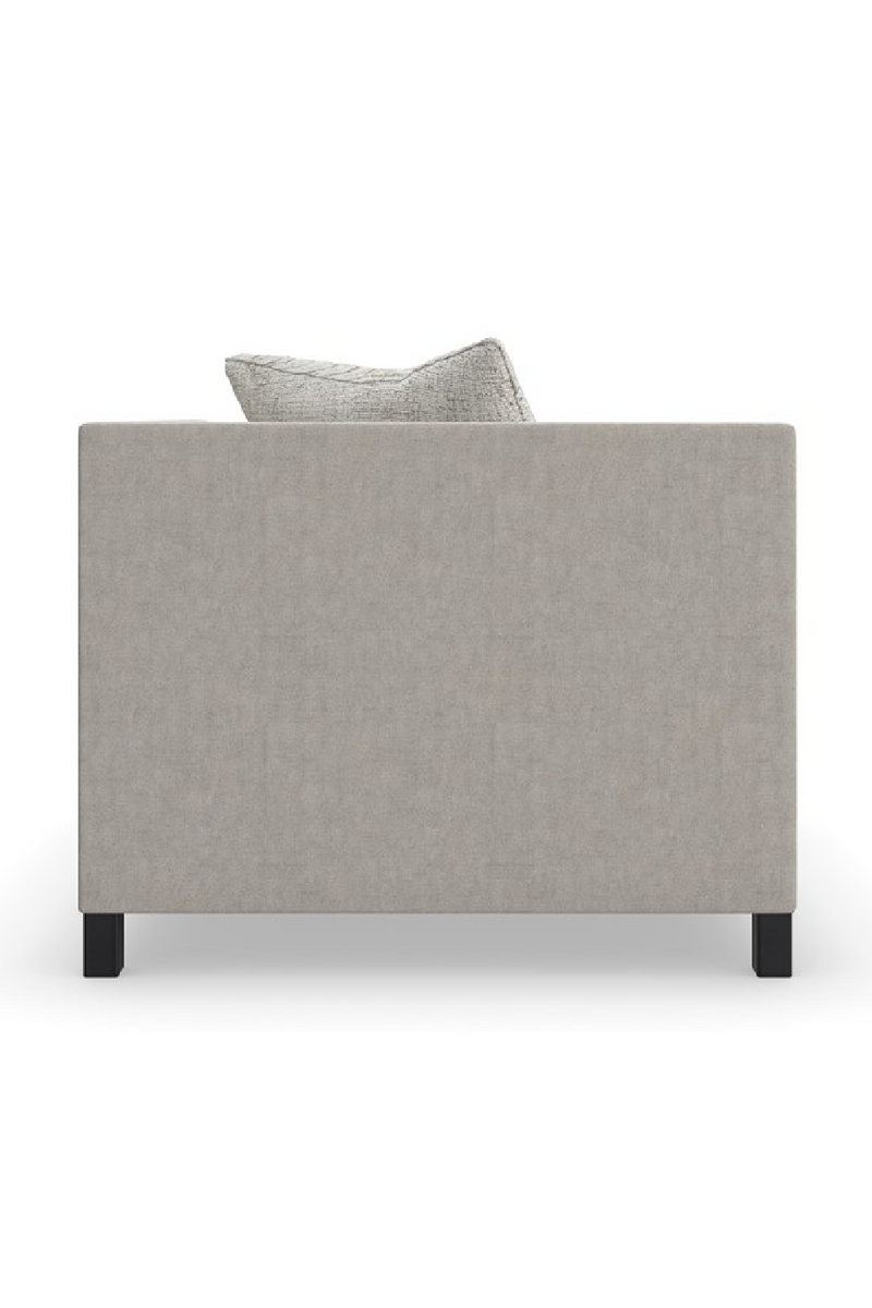 Fauteuil d’Angle Gris Clair | Caracole Tuxedo | OROA.fr