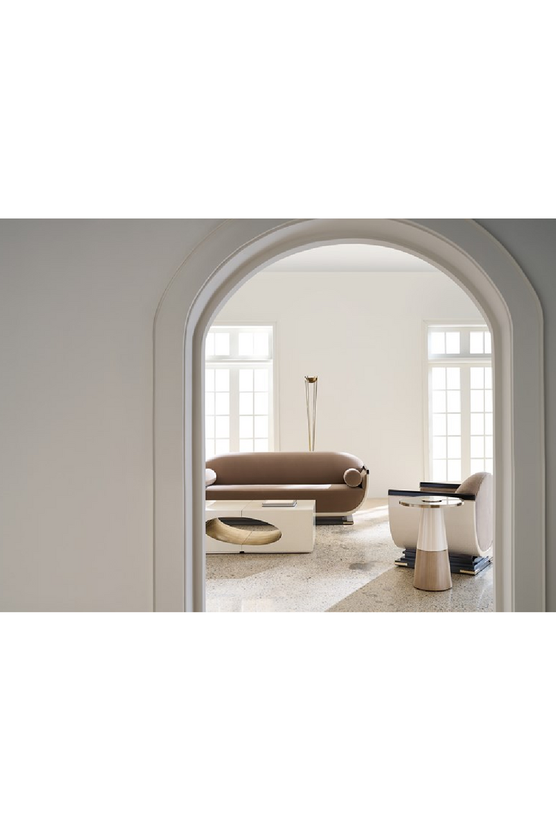 Fauteuil d’appoint à cadre incurvé | Caracole Helena
