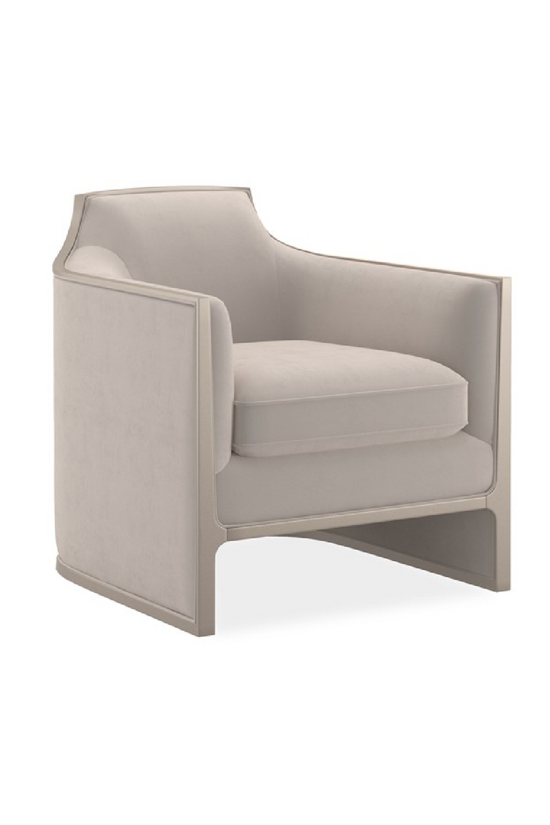 Fauteuil lounge angulaire en velours | Caracole The Cat's Meow | OROA.fr