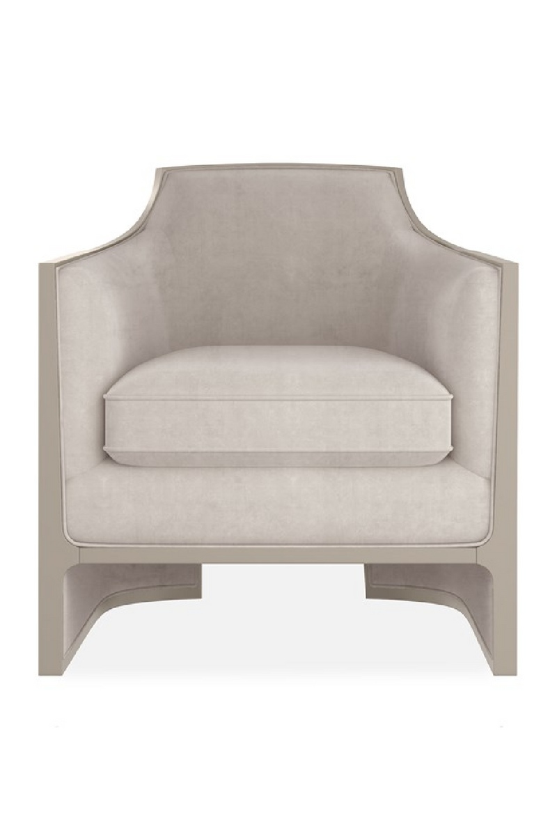 Fauteuil lounge angulaire en velours | Caracole The Cat's Meow | OROA.fr
