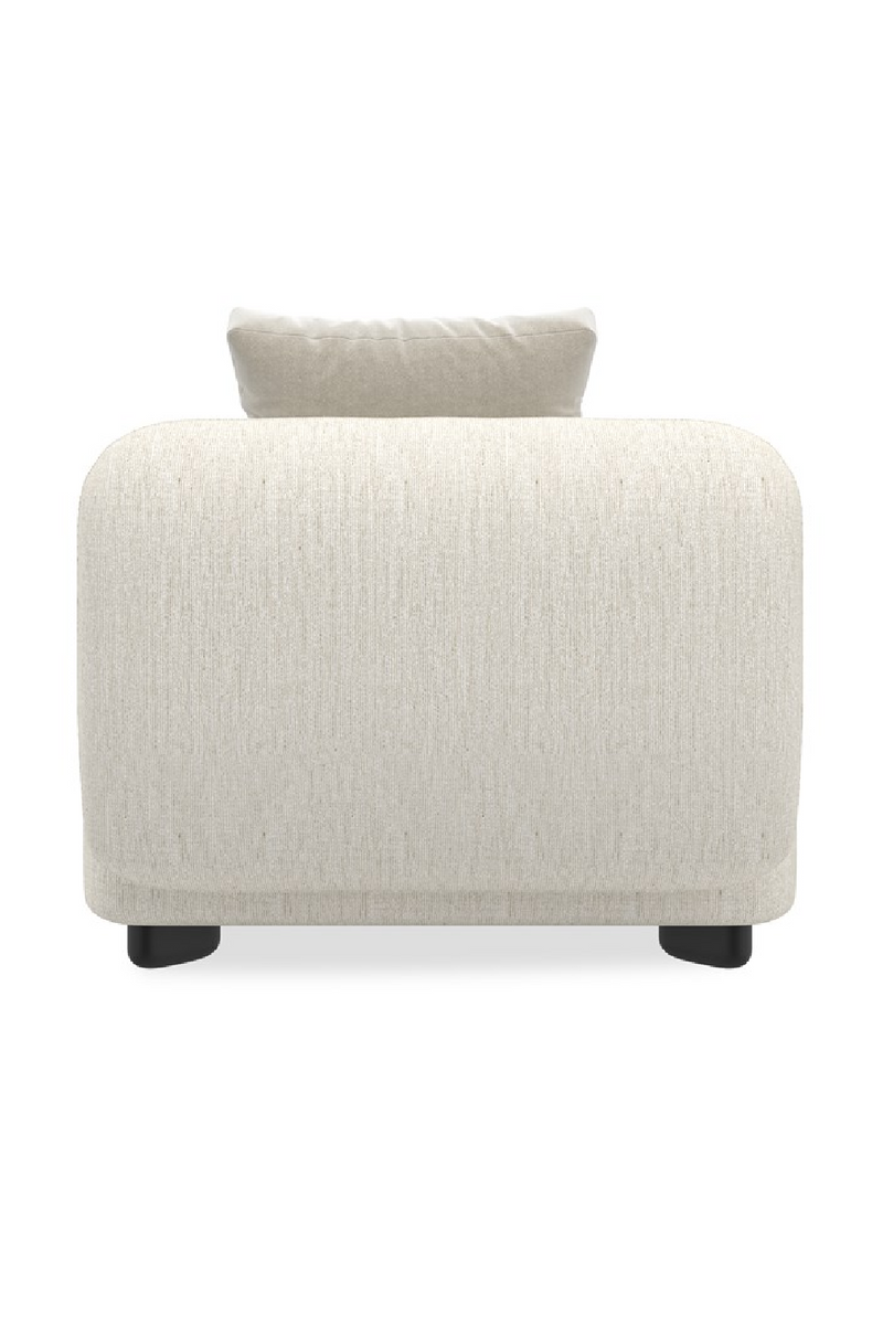 Fauteuil d’Angle en Lin Ivoire | Caracole Lumi | OROA.fr