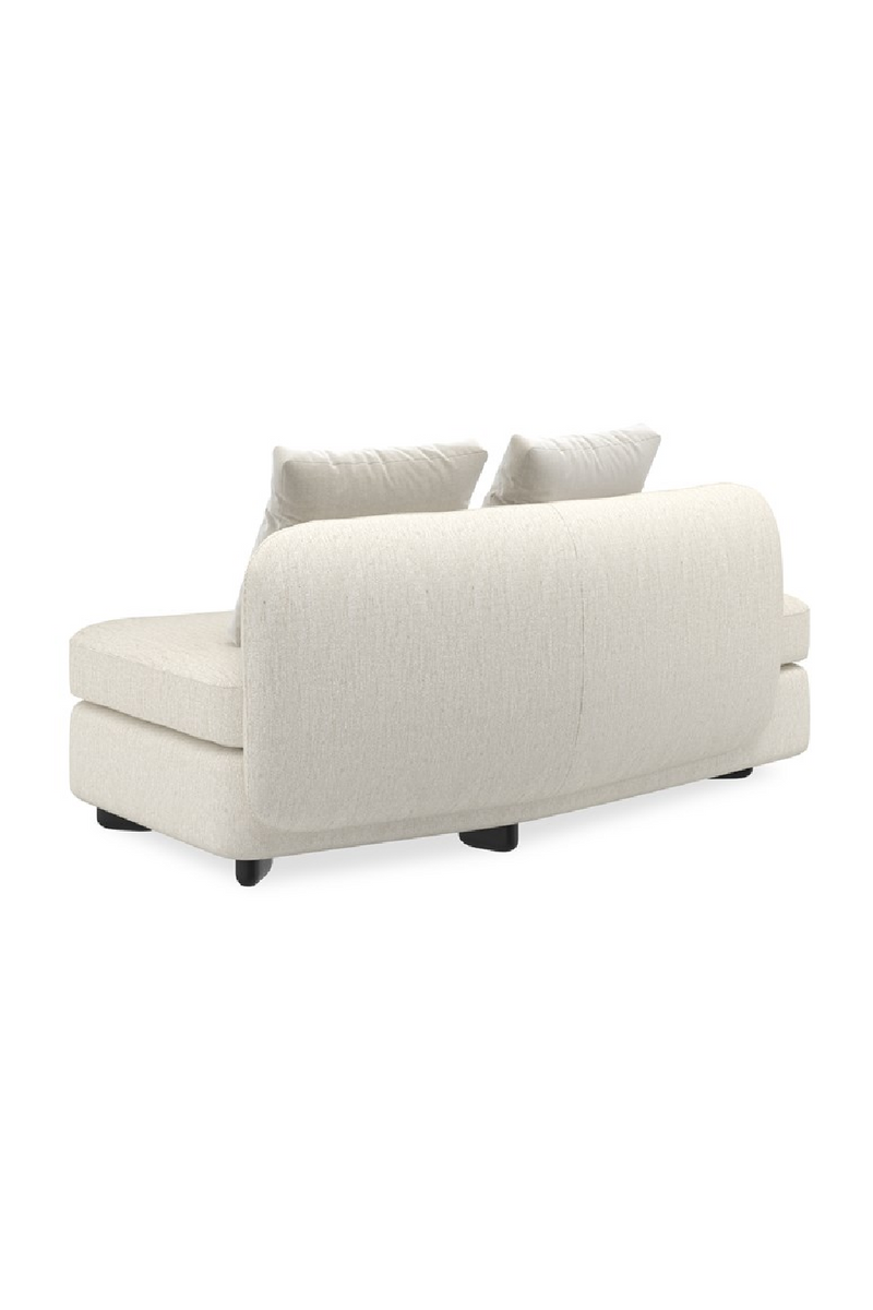 Fauteuil d’Angle en Lin Ivoire | Caracole Lumi | OROA.fr