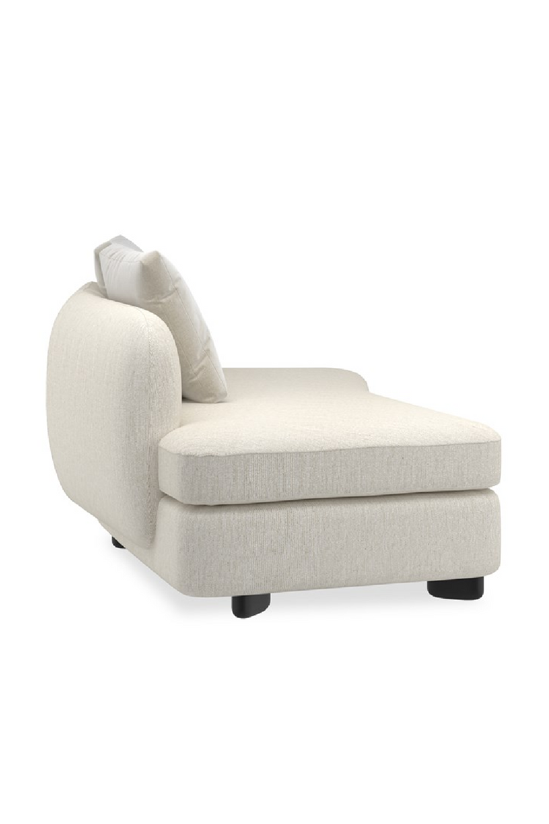 Fauteuil d’Angle en Lin Ivoire | Caracole Lumi | OROA.fr