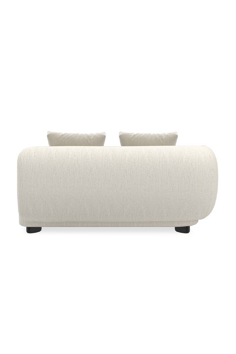 Fauteuil d’Angle en Lin Ivoire | Caracole Lumi | OROA.fr