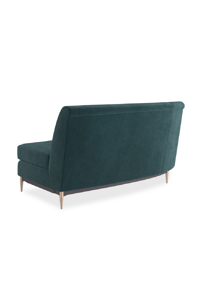 Canape d’Angle en Velours Vert | Caracole Three's Company | OROA.fr