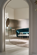 Canape d’Angle en Velours Vert | Caracole Three's Company | OROA.fr