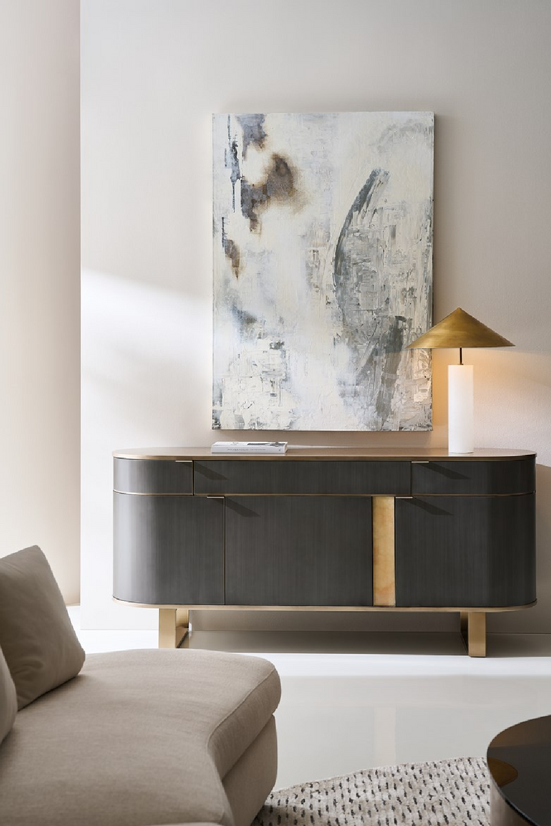 Fauteuil d’Angle en Lin Ivoire | Caracole Lumi | OROA.fr