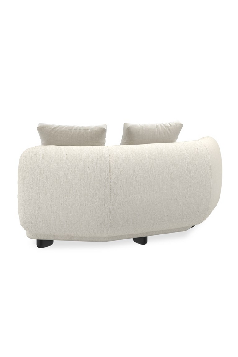 Fauteuil d’Angle en Lin Ivoire | Caracole Lumi | OROA.fr