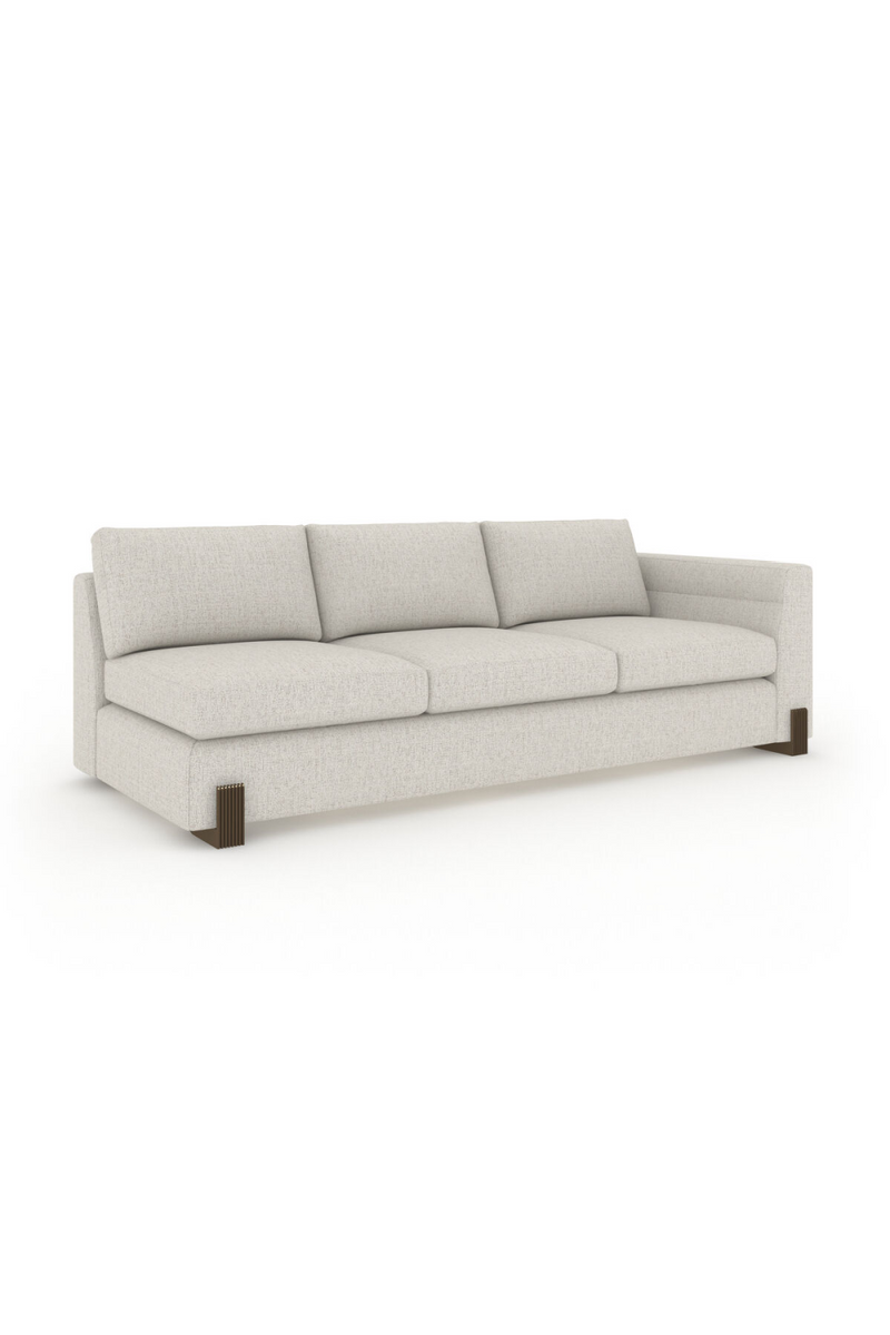 Canapé monobranche en tissu tissé | Caracole Counter Balance | OROA.fr