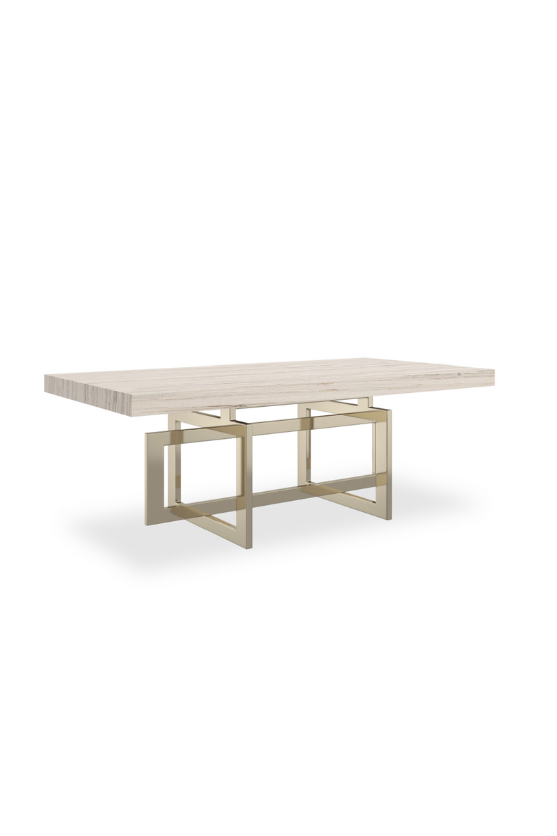 Table à manger rectangulaire en grès | Caracole Wish You Were Here | OROA.fr