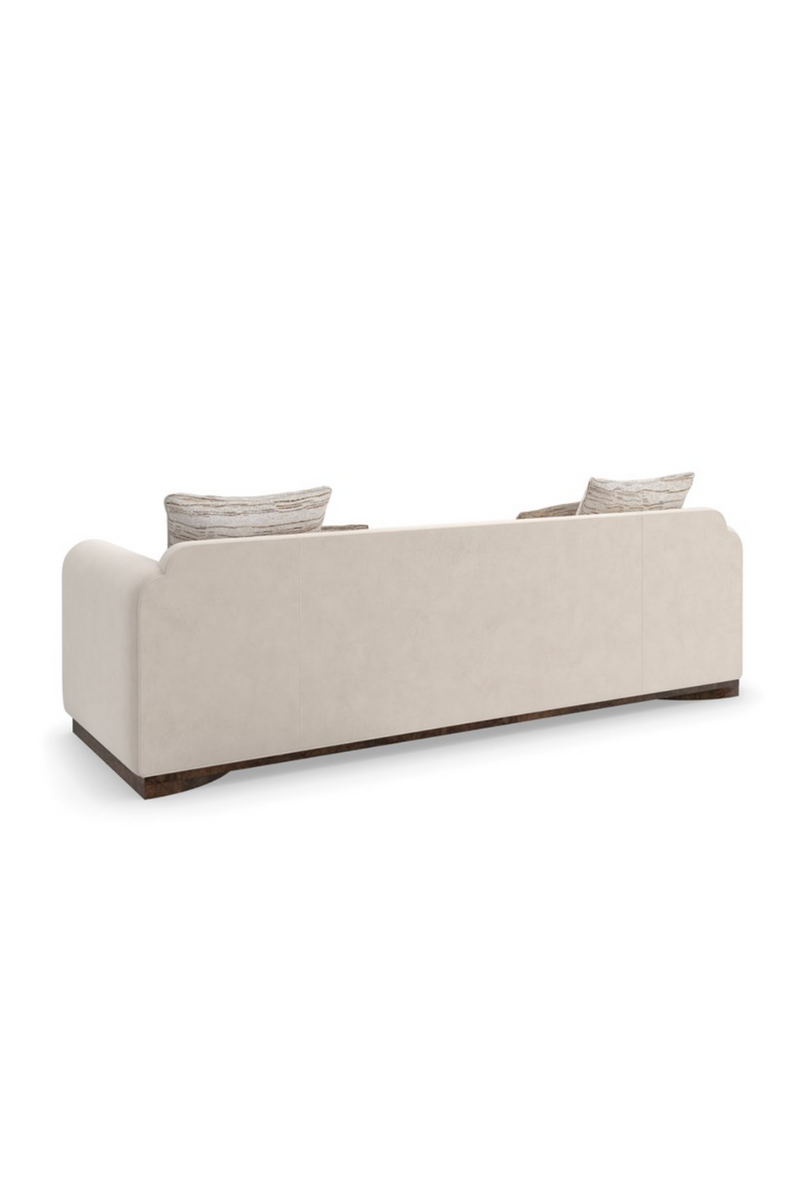 2 seater sofa in ivory fabric | Caracole Remix 