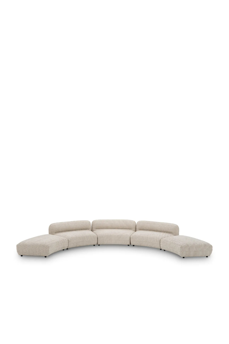 Pouf modulaire sable | Eichholtz Grand Avenue | Meubleluxe.fr