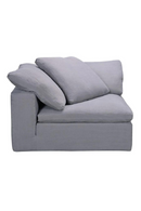Modular sofa in gray linen (corner module) | Andrew Martin Truman L.