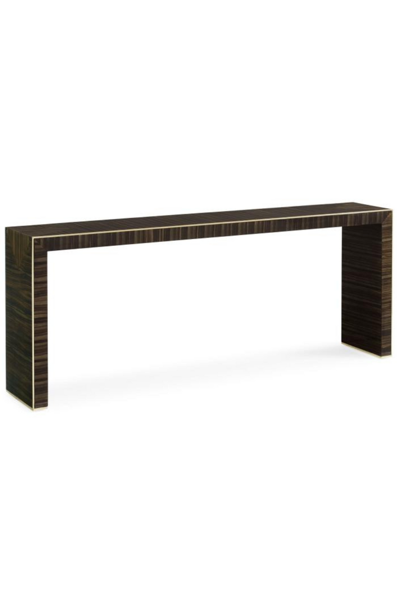 Rectangular console in ebony | Cosmopolitan Caracole