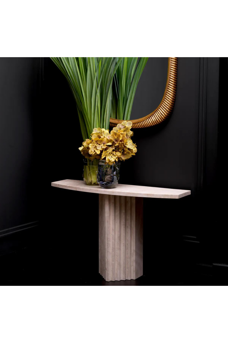 Travertine console | Eichholtz Atzaro