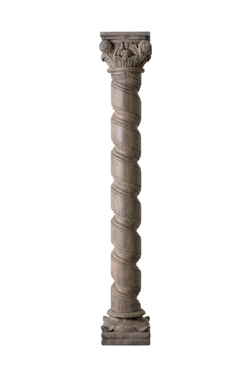Colonne En Bois Antique | Met x Eichholtz Veneto | OROA.fr
