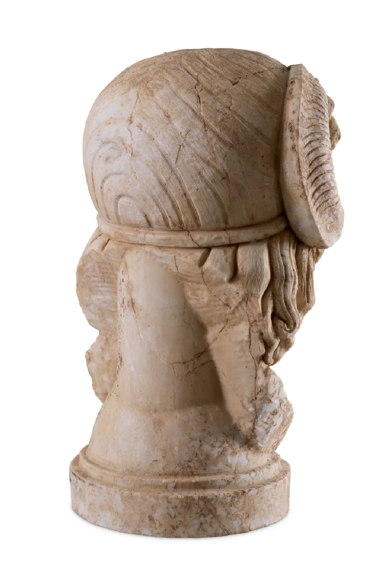 Statue En Marbre D'un Dieu Grec | Met x Eichholtz Zeus | OROA.fr