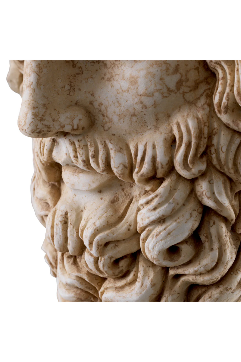Statue En Marbre D'un Dieu Grec | Met x Eichholtz Zeus | OROA.fr