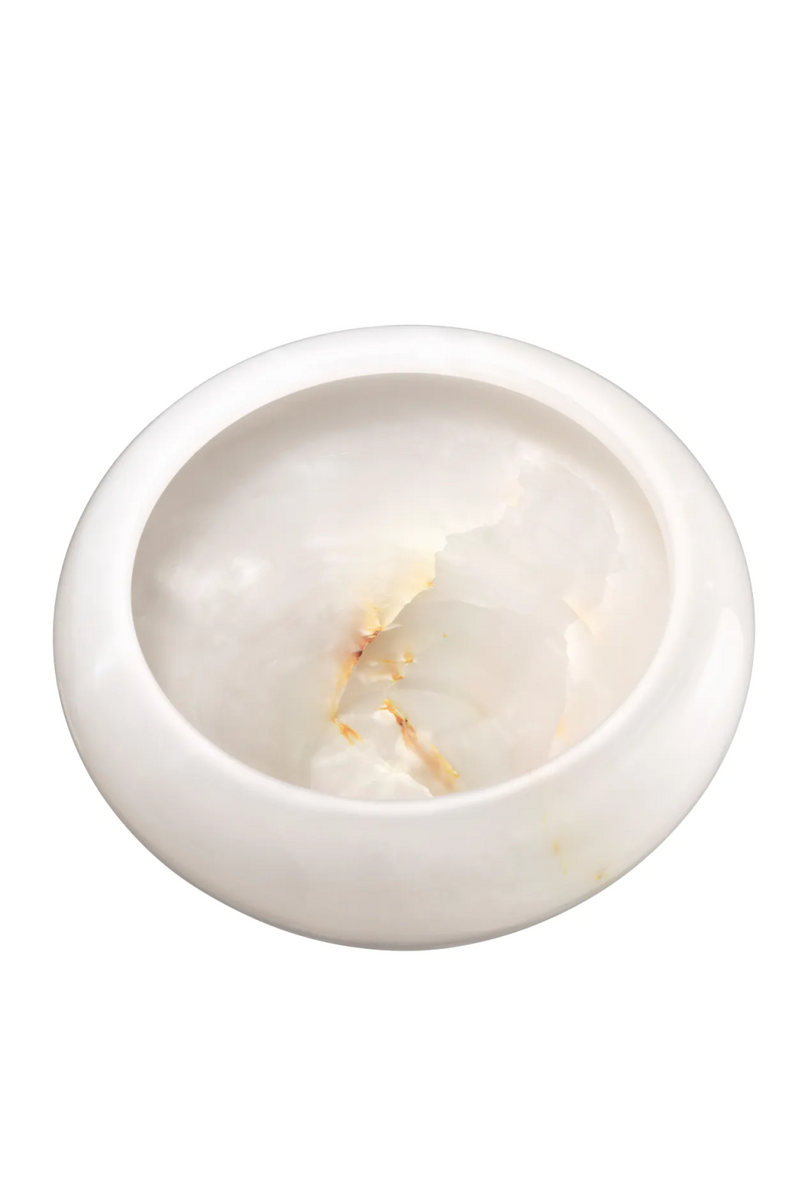 Vase en Onyx Naturel | Met x Eichholtz Fayum | OROA.fr