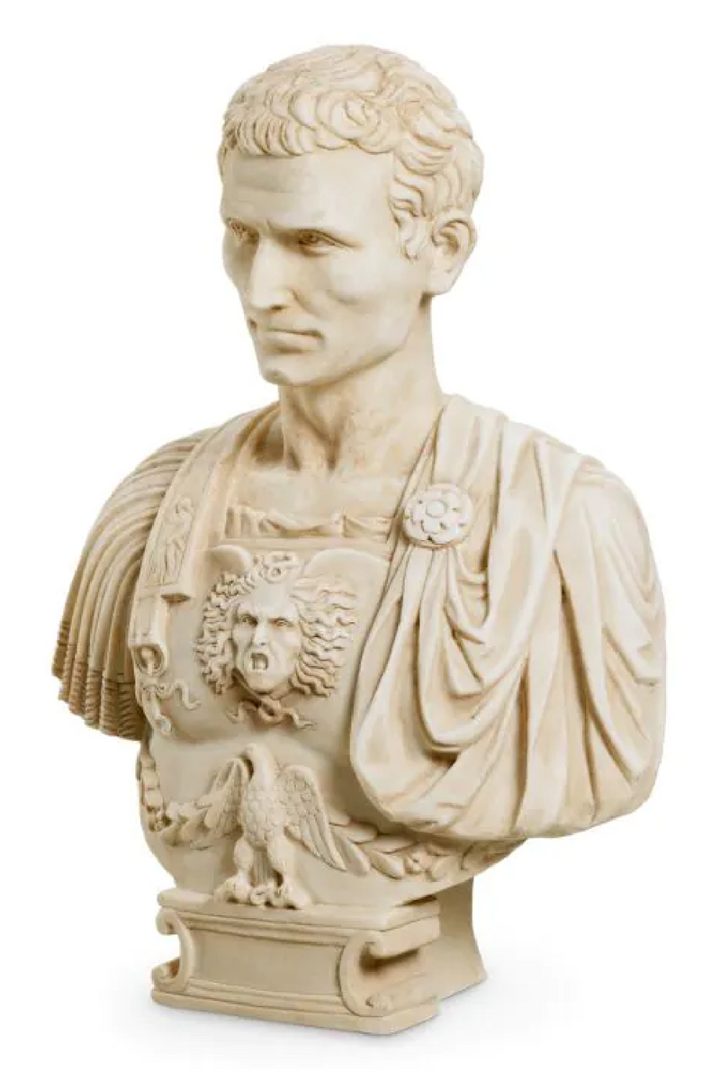 Sculpture Inspirée De La Rome Antique | Met x Eichholtz Bust of Julius Caesar | OROA.fr