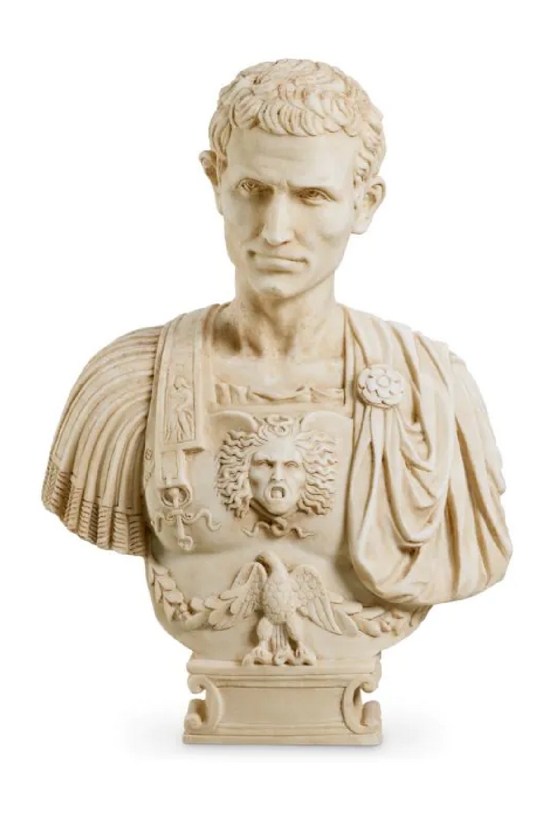Sculpture Inspirée De La Rome Antique | Met x Eichholtz Bust of Julius Caesar | OROA.fr