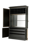 Vitrine-Bar en Miroir Vieilli | Met x Eichholtz Kellam | OROA.fr