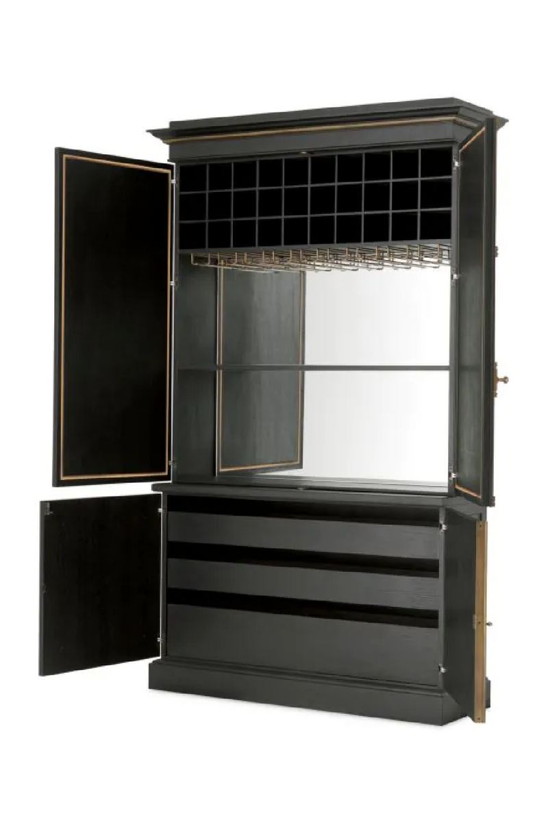 Vitrine-Bar en Miroir Vieilli | Met x Eichholtz Kellam | OROA.fr