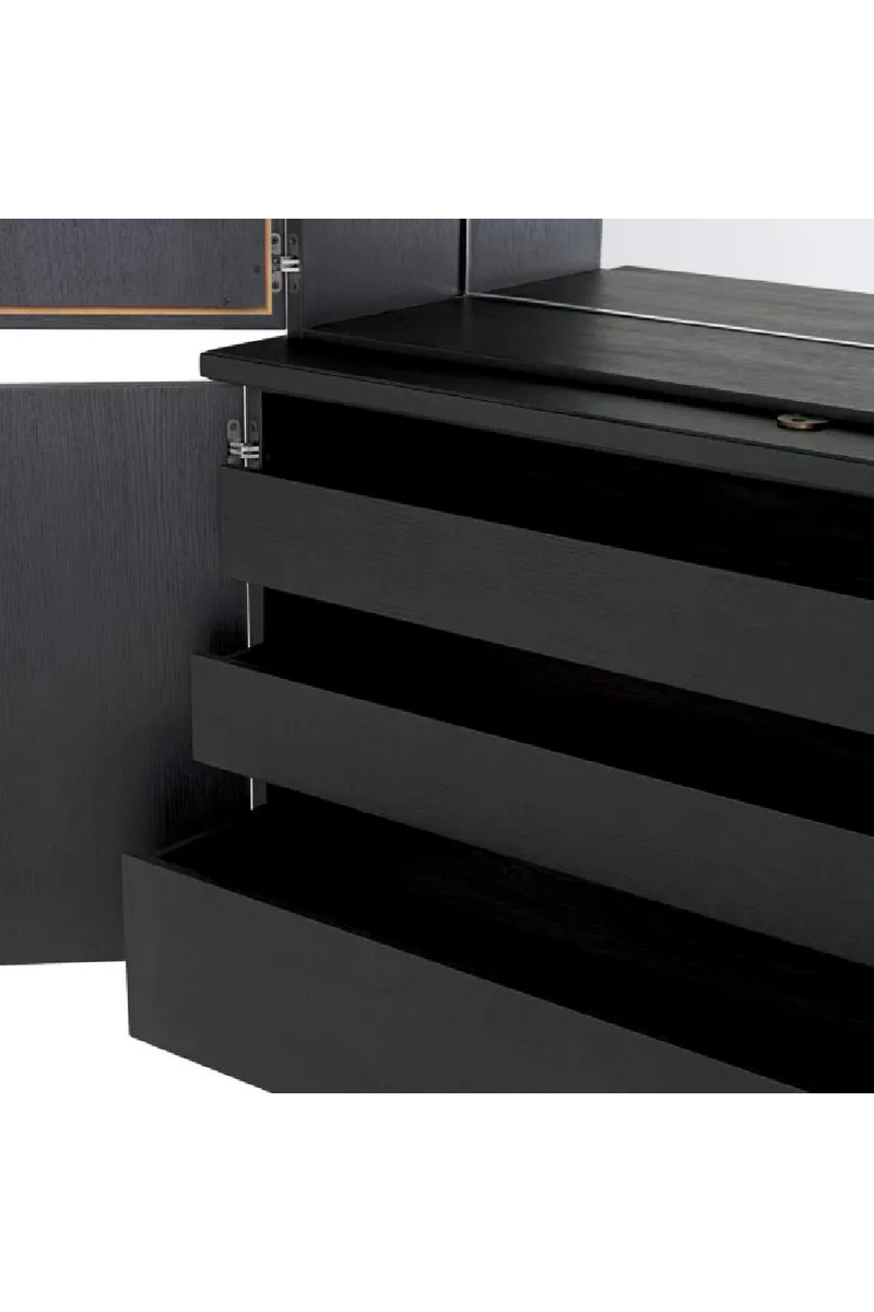 Vitrine-Bar en Miroir Vieilli | Met x Eichholtz Kellam | OROA.fr