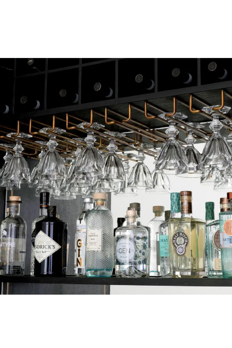 Vitrine-Bar en Miroir Vieilli | Met x Eichholtz Kellam | OROA.fr