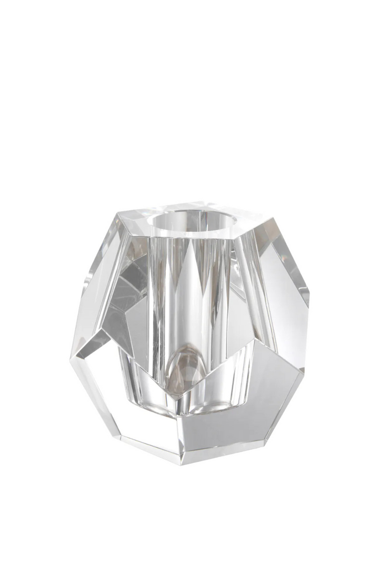 Crystal candle holder | Eichholtz Lucidity