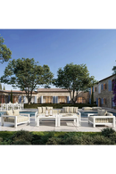 Canape d'exterieur a rayures beige | Eichholtz Cap-Antibes | OROA.fr