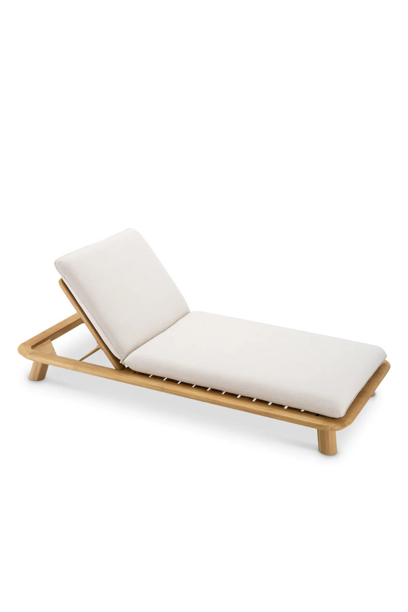 Chaise longue d'extérieur en teck | Eichholtz Weston