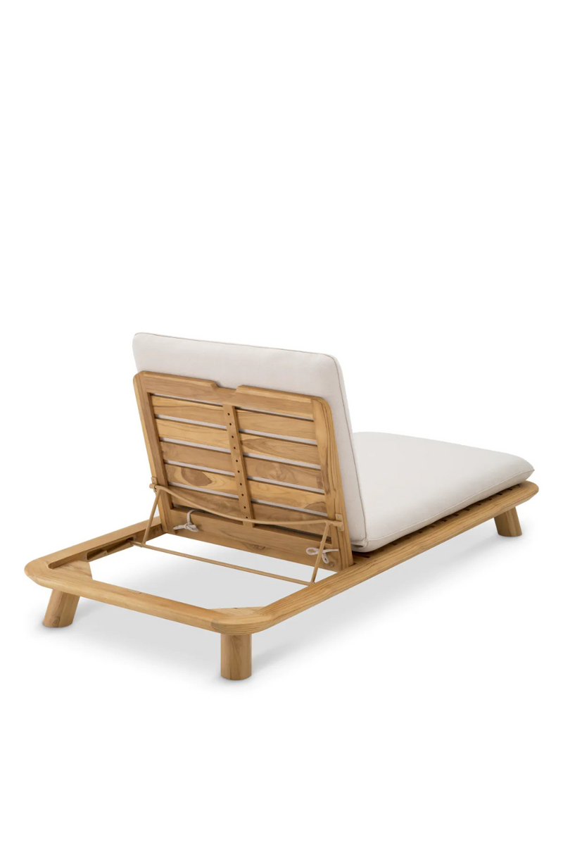 Chaise longue d'extérieur en teck | Eichholtz Weston