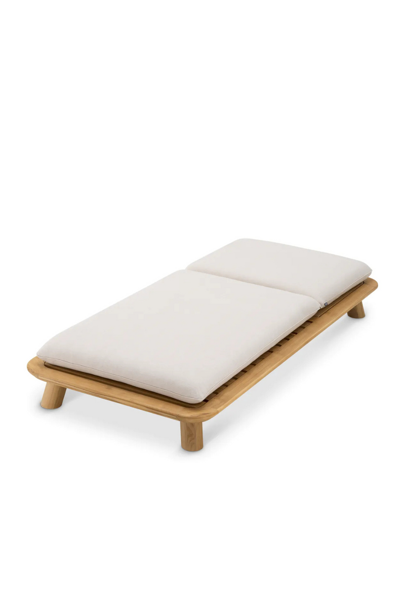 Chaise longue d'extérieur en teck | Eichholtz Weston