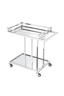 Chariot de bar en argent à roulettes | Eichholtz Beverly Hills