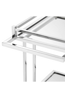 Chariot de bar en argent à roulettes | Eichholtz Beverly Hills