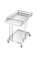 Chariot de bar en argent à roulettes | Eichholtz Beverly Hills