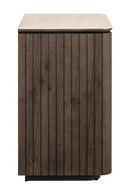 Table de chevet en chêne brun à 3 tiroirs | Richmond Interiors Ritz | OROA.fr