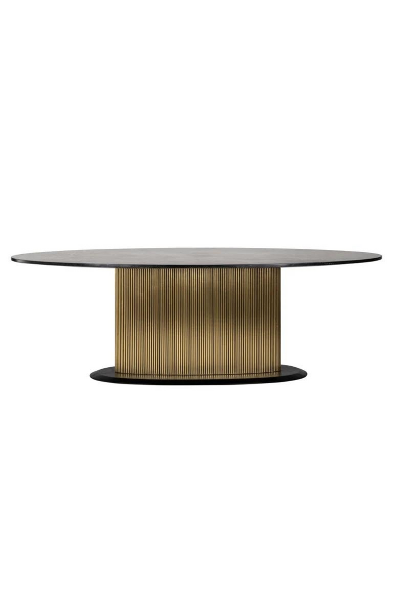 Table de salle à manger ovale en chêne 235 cm | Richmond Ironville