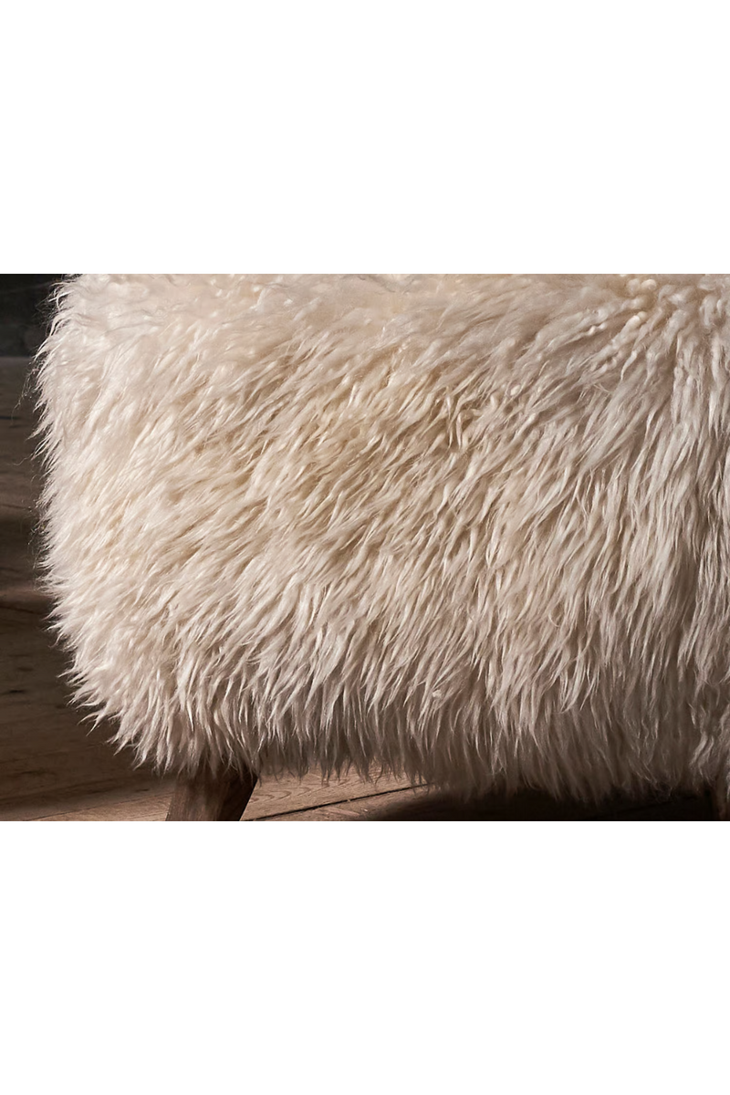 Real sheepskin armchair | Andrew Martin