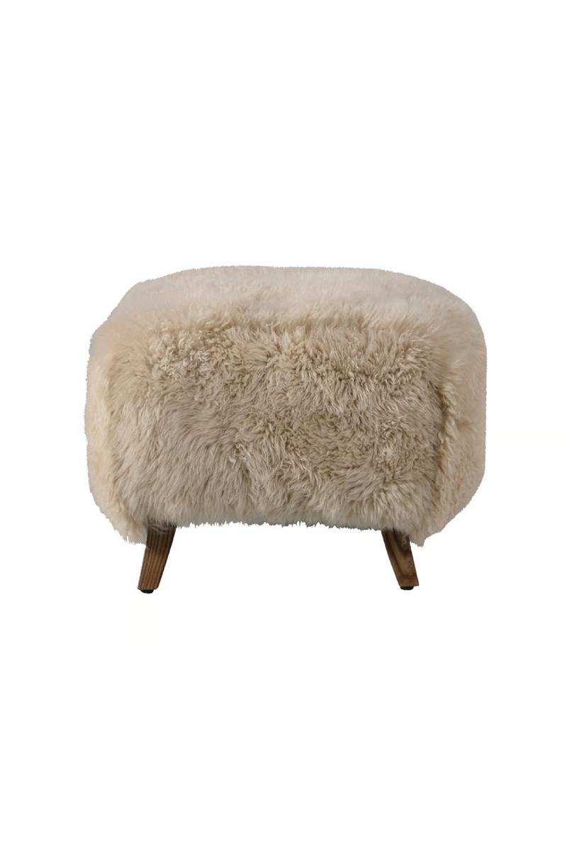 Pouf en laine de mouton | Andrew Martin Cabana