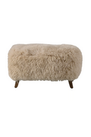 Pouf en laine de mouton | Andrew Martin Cabana